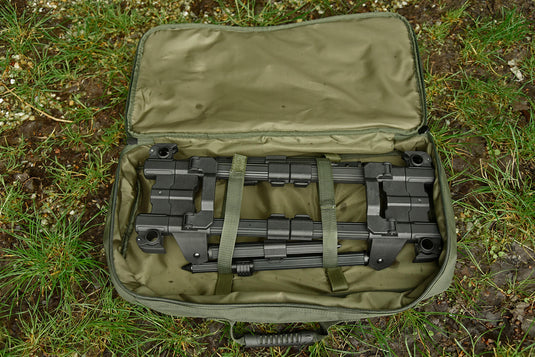Z2 Compact Rod Pod secured in bag with straps